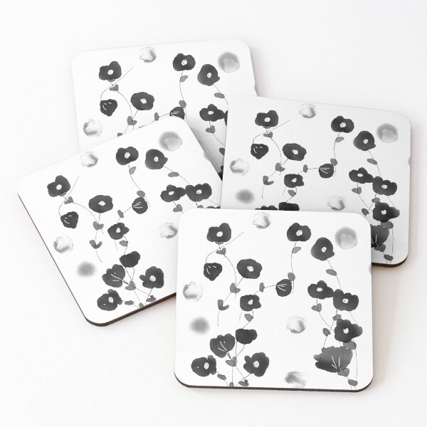 Item preview, Black glay flower designed and sold by Poplalau.