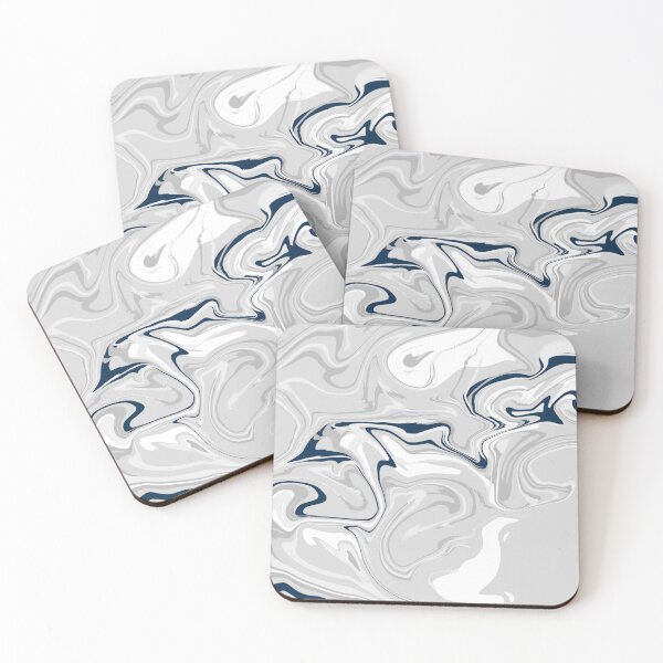 Item preview, Grey Navy White Abstract designed and sold by slimbirdy.