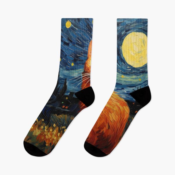 Item preview, Starry Feline Night designed and sold by pokedez.