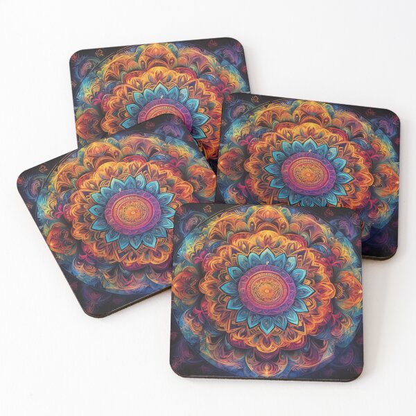 Item preview, Joyful Vibes Mandala designed and sold by positivVibesArt.