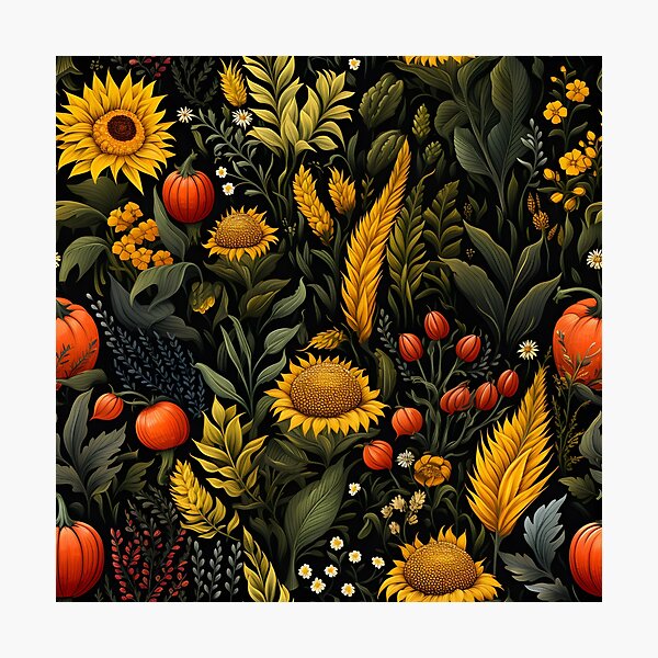 Item preview, Autumn Harvest Pattern 10 designed and sold by DigitalPatternx.