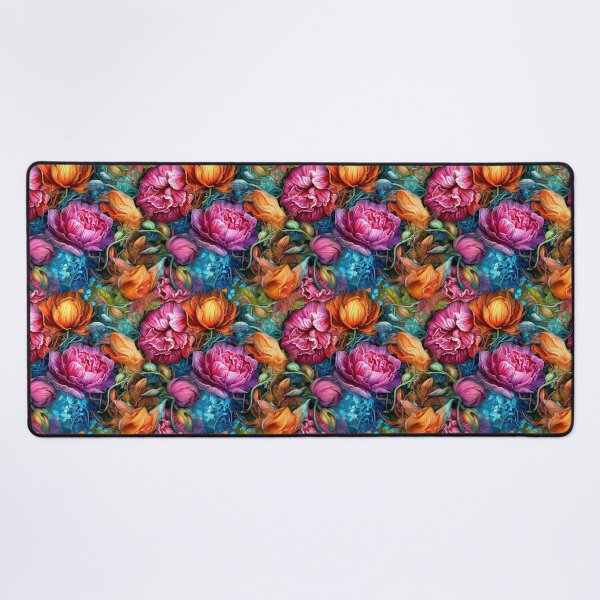 Item preview, Romantic colorful floral seamless pattern designed and sold by MiraCleAI.
