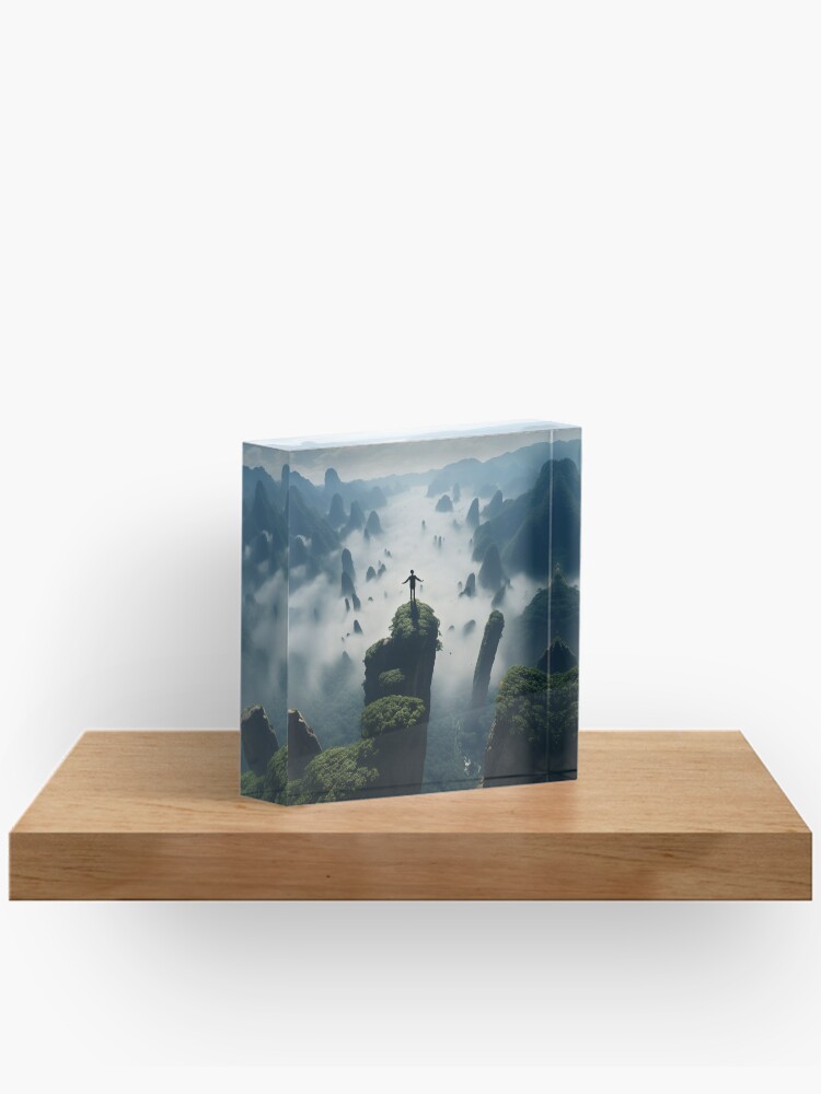 Thumbnail 2 of 5, Acrylic Block, On Top designed and sold by RicoInStudios.