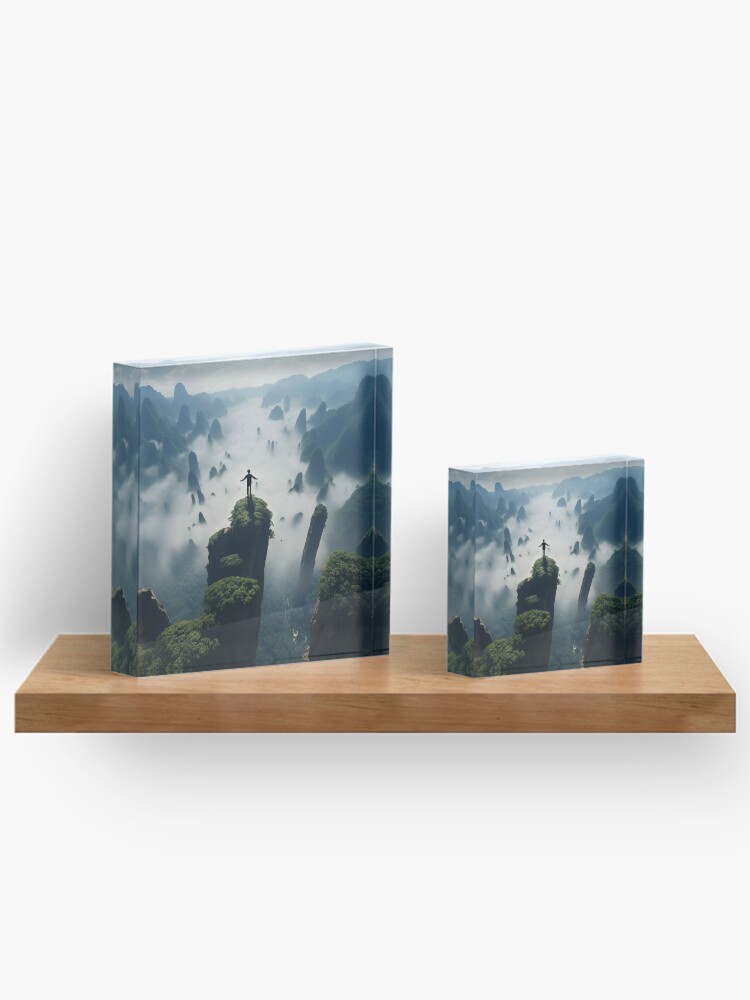 Thumbnail 3 of 5, Acrylic Block, On Top designed and sold by RicoInStudios.