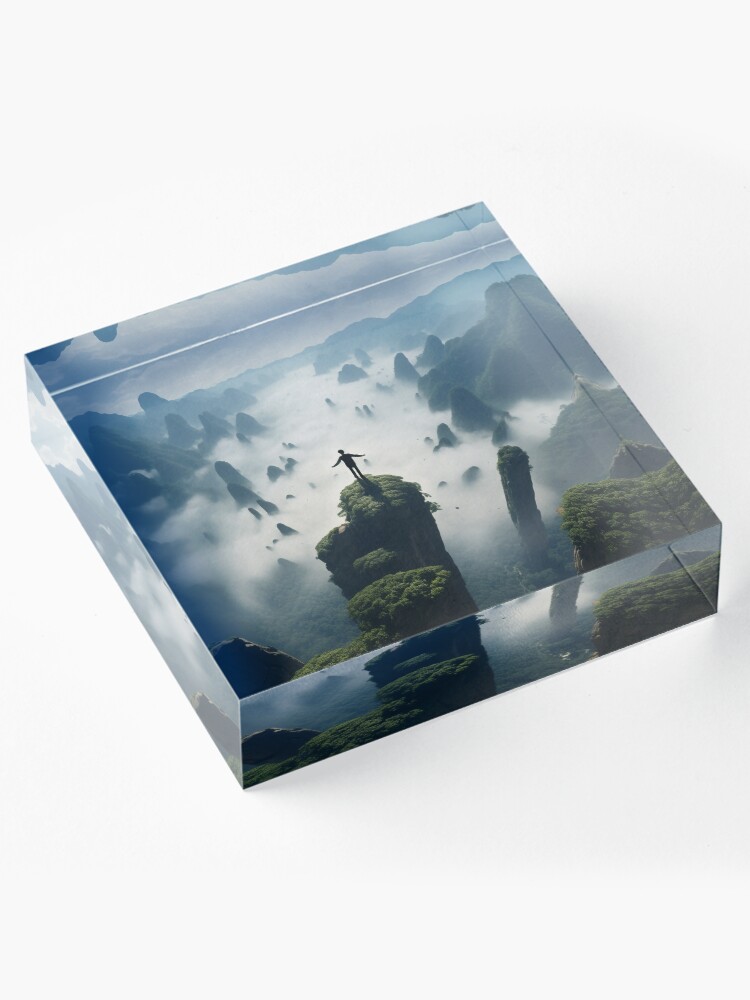 Thumbnail 4 of 5, Acrylic Block, On Top designed and sold by RicoInStudios.