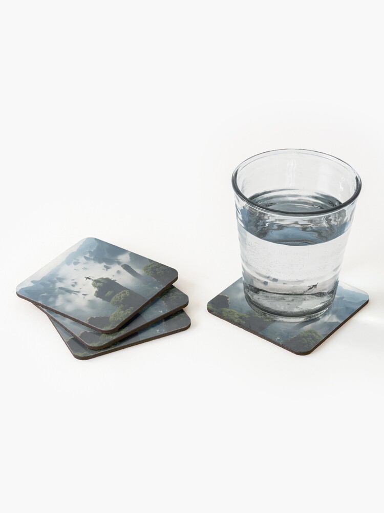 Thumbnail 2 of 5, Coasters (Set of 4), On Top designed and sold by RicoInStudios.