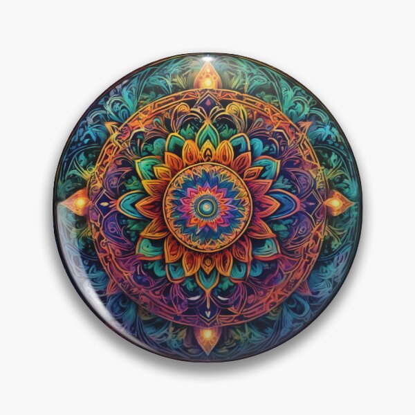 Artikelvorschau, Joyful Vibes Mandala - II entworfen und verkauft von positivVibesArt.