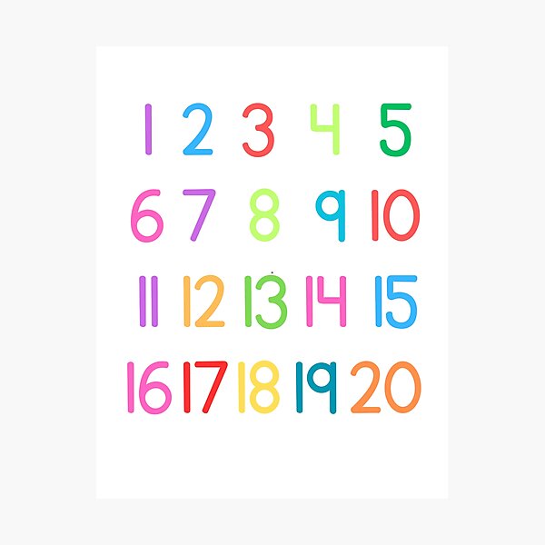 Item preview, Numbers 1-20  designed and sold by IteachK.