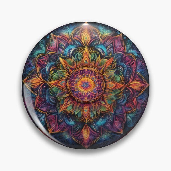 Artikelvorschau, Joyful Vibes Mandala - III entworfen und verkauft von positivVibesArt.