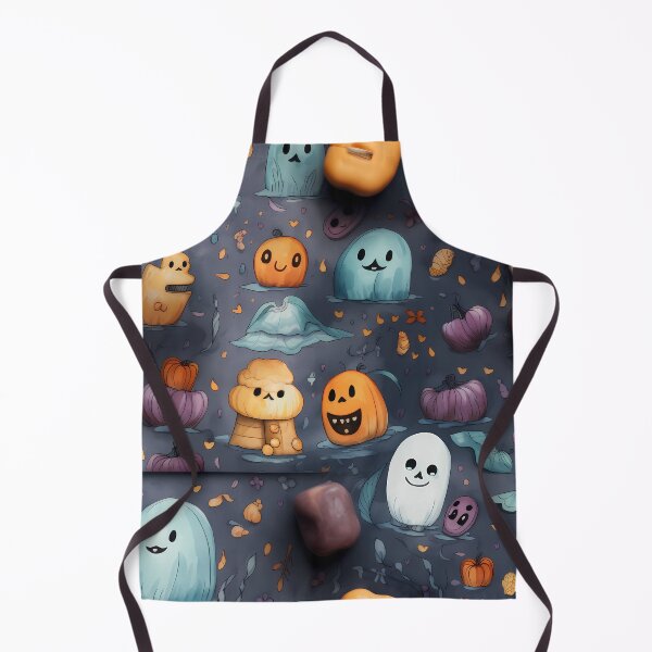 Item preview, premium watercolor seamless patterns tailored for Halloween-themed kids designed and sold by sfwArt.