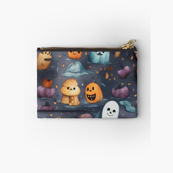 Item preview, premium watercolor seamless patterns tailored for Halloween-themed kids designed and sold by sfwArt.
