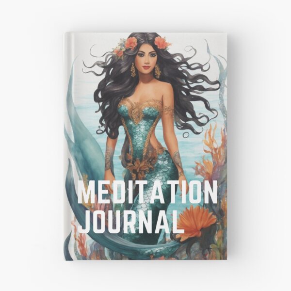Item preview, Sirenas Mexican Mermaid Meditation Journal Cover designed and sold by SirenasWorld.