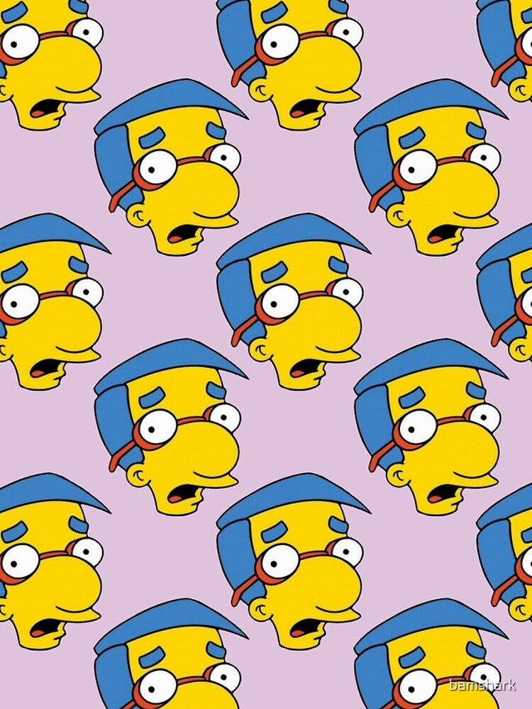Milhouse On Pink by bamshark