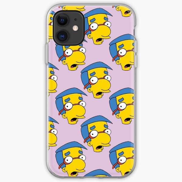Milhouse On Pink iPhone Flexible Hülle