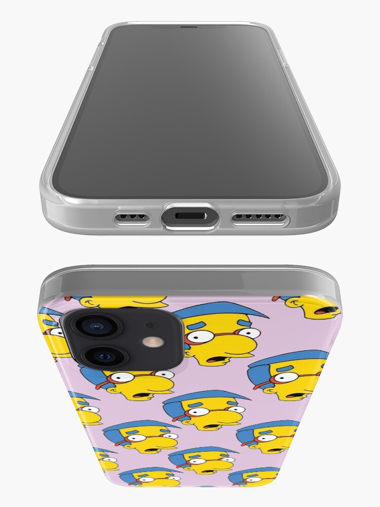 Alternate view of Milhouse On Pink iPhone Case