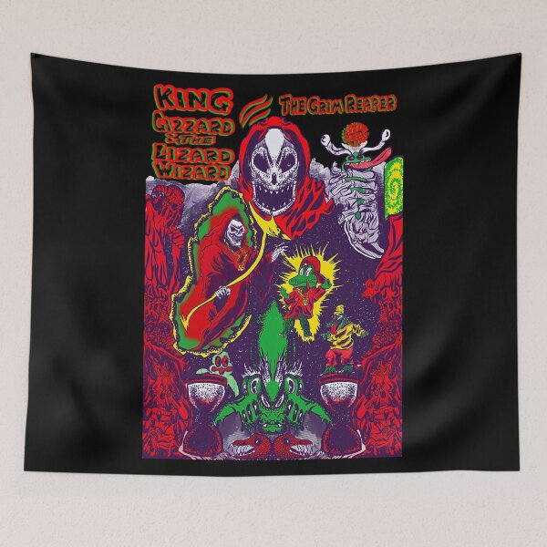 Item preview, King Gizzard & The Lizard Wizard - The Grim Reaper designed and sold by FeathersMckenz.
