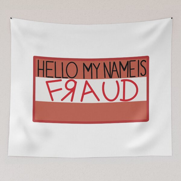 Item preview, Hello My Name Is Fraud Name Tag designed and sold by FraudtheFrog.