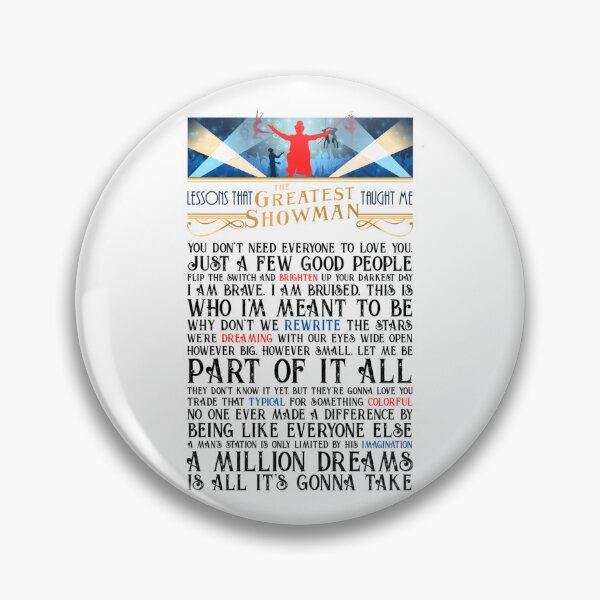 Item preview, Lessons That The Greatest Showman Taught Me 	 		 designed and sold by tjkzacnf24.