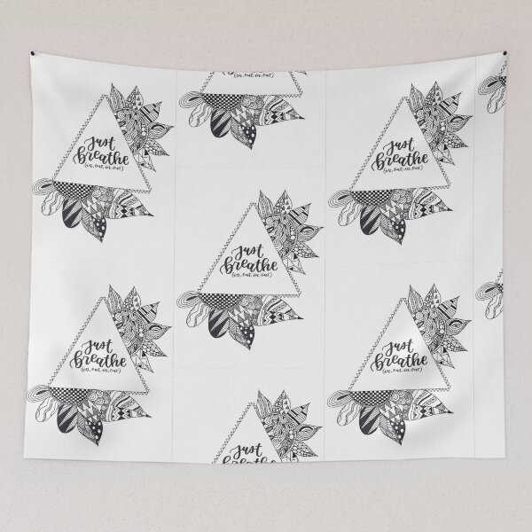 Item preview, Just Breathe  designed and sold by letteringlogan.