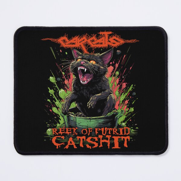 Item preview, Carcats - Reek of Putrid Catsh*t T-Shirt designed and sold by riotstickerco.