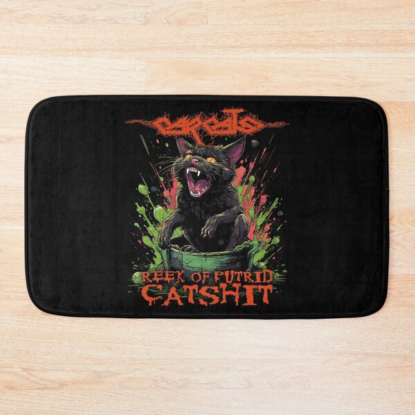 Item preview, Carcats - Reek of Putrid Catsh*t T-Shirt designed and sold by riotstickerco.