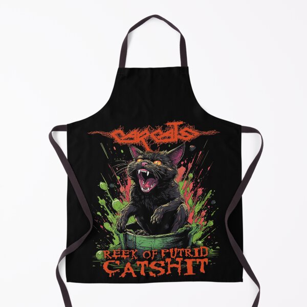 Item preview, Carcats - Reek of Putrid Catsh*t T-Shirt designed and sold by riotstickerco.