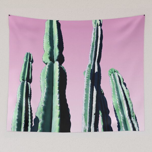 Item preview, Green cactus on Pink designed and sold by Rodrigo Fonseca.
