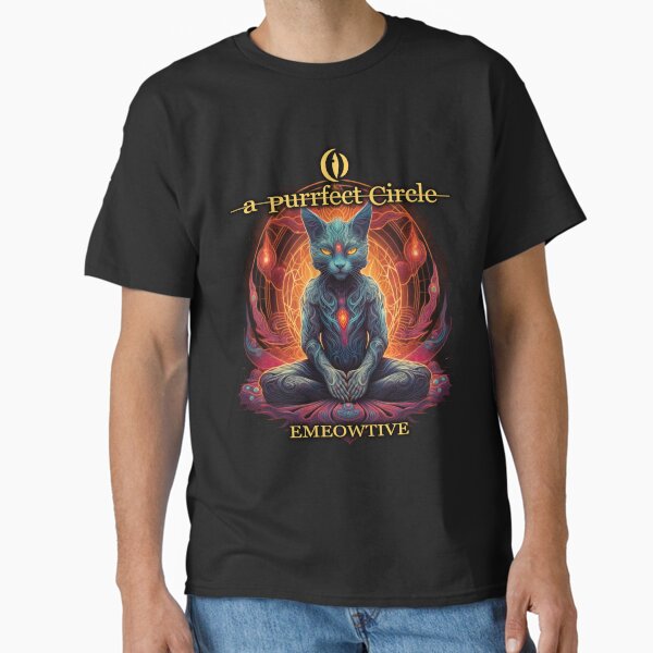 Vista previa del artículo con la obra «Un círculo perfecto - Camiseta Emeowtive», diseñado y vendido por riotstickerco.