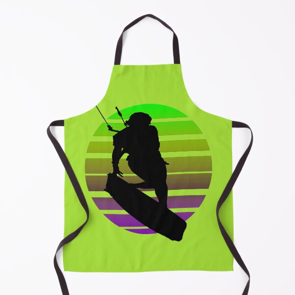 Item preview, Kitesurfing Female Rider Silhouette Retro Sunset 2 designed and sold by taiche.