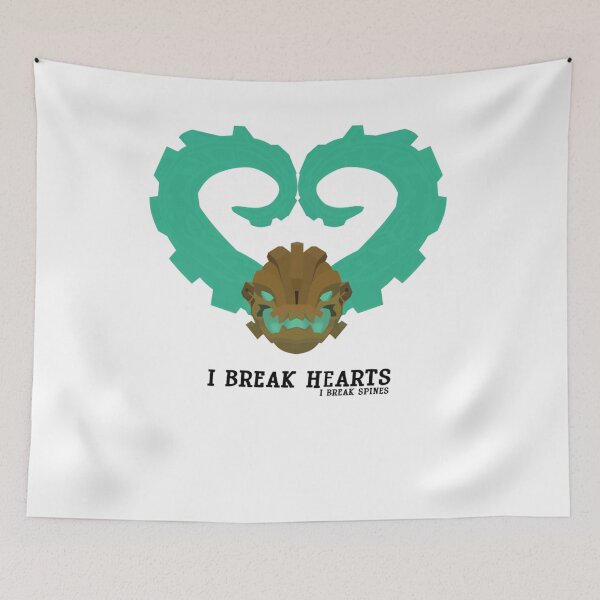 Item preview, Illaoi coeur- Avec le texte  , designed and sold by Kaneorkery.