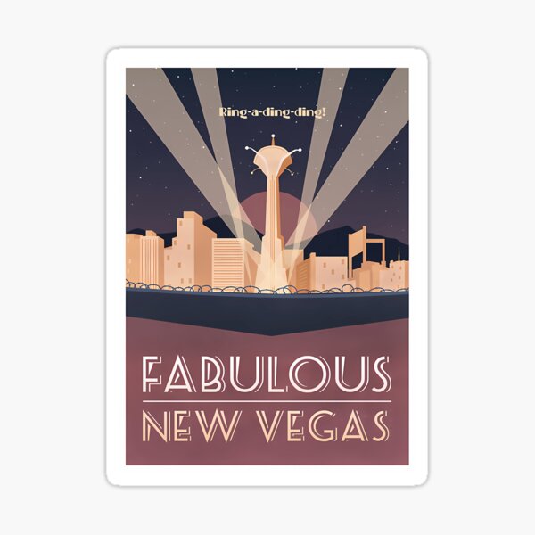Item preview, Fabuloso New Vegas (minimalista) designed and sold by pelixBarnesSt.