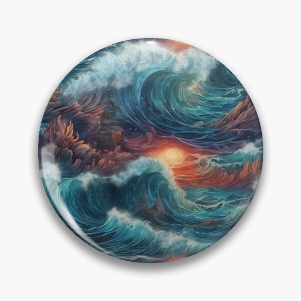 Item preview, Oceanic Dreamscape - III designed and sold by positivVibesArt.