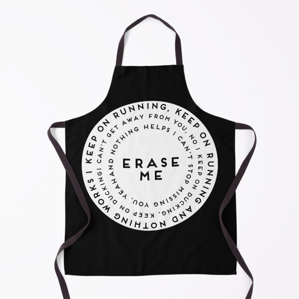 Item preview, Erase Me - Lyrics  designed and sold by itsmemaytal.