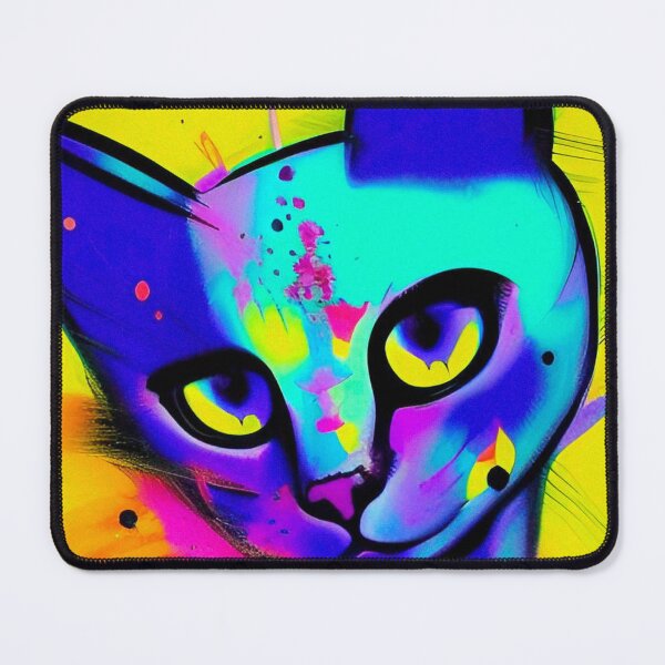 Item preview, Rainbow Paws and Play: Exploring the Endearing Multihued Cat Image designed and sold by TandonaGaerith.