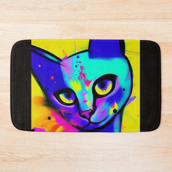 Item preview, Rainbow Paws and Play: Exploring the Endearing Multihued Cat Image designed and sold by TandonaGaerith.