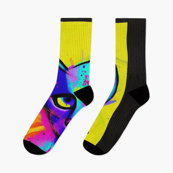 Item preview, Rainbow Paws and Play: Exploring the Endearing Multihued Cat Image designed and sold by TandonaGaerith.