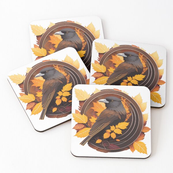 Item preview, Raven: The Spirit of Autumn designed and sold by Funny Vintage Stickers And T-Shirts.