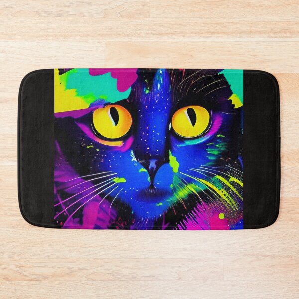 Item preview, Purr-fect Palette: Admiring the Darling and Vibrant Cat in Artistic Splendor designed and sold by TandonaGaerith.