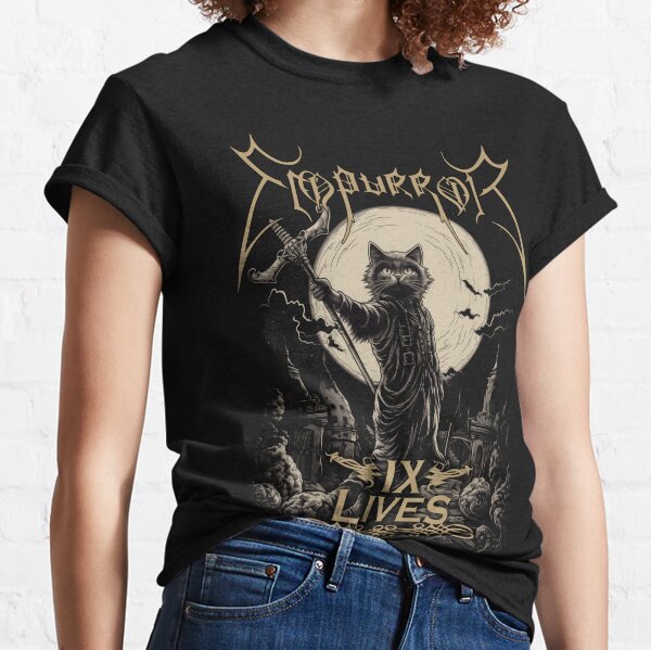 Black metal 2025 cat shirt