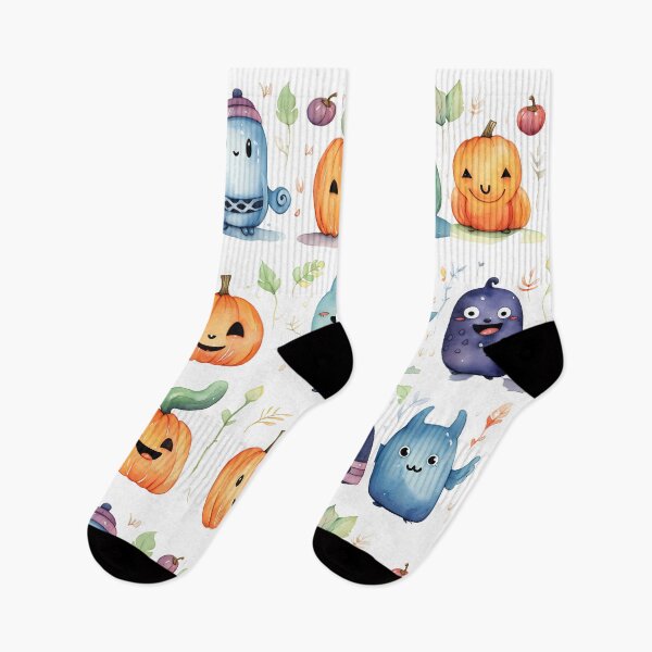 Item preview, seamless patterns Halloween stickers water color designed and sold by sfwArt.