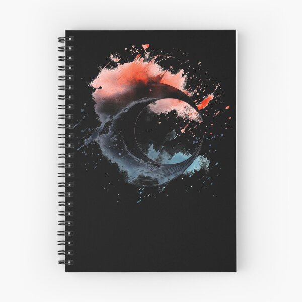 Item preview, Moonlit Zen Watercolor Crescent with Cloud Circles designed and sold by AnnaMDesign.