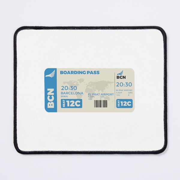 Item preview, Barcelona Boarding Pass designed and sold by pixans.