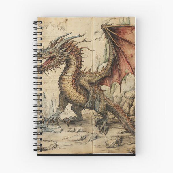 Item preview, Old Ancient Drawings of Dragons  designed and sold by BrandonArtWorld.