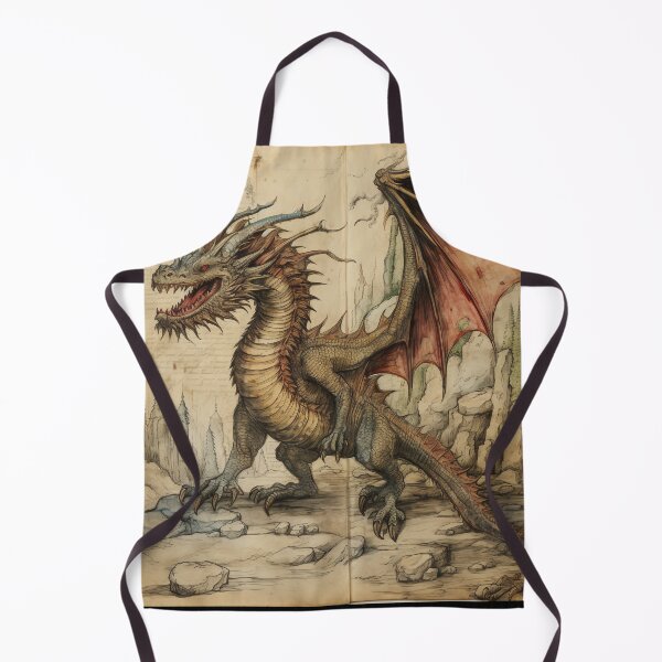 Item preview, Old Ancient Drawings of Dragons  designed and sold by BrandonArtWorld.