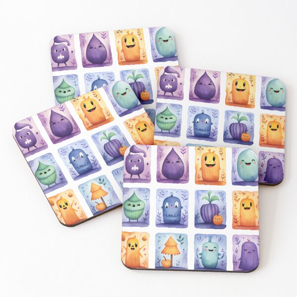 Item preview, Halloween watercolor seamless patterns designed and sold by sfwArt.