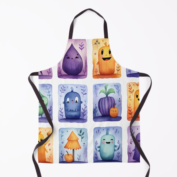 Item preview, Halloween watercolor seamless patterns designed and sold by sfwArt.