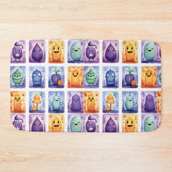 Item preview, Halloween watercolor seamless patterns designed and sold by sfwArt.