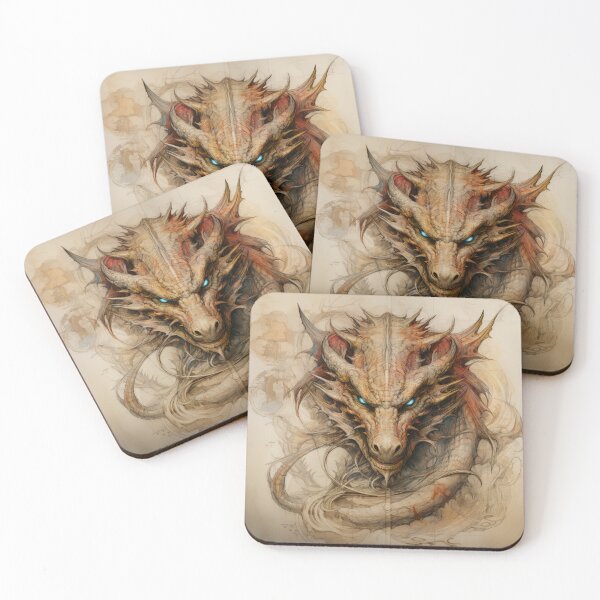 Item preview, Old Ancient Drawings of Dragons  designed and sold by BrandonArtWorld.