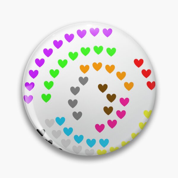 Item preview, Scattered colored hearts designed and sold by Crownshpo.