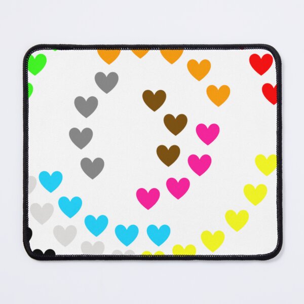 Item preview, Scattered colored hearts designed and sold by Crownshpo.